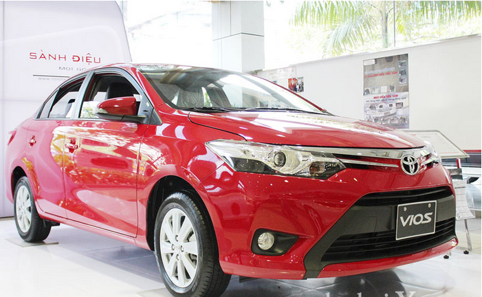 Giá bán xe oto Toyota Vios 2016