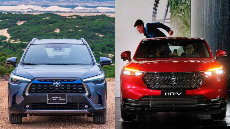 So sánh Toyota Cross và Honda HRV: Lựa chọn nào đáng mua hơn?