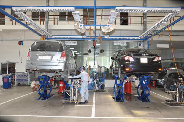 Quy trình, Lịch trình, Chi Phí bảo dưỡng Toyota Fortuner