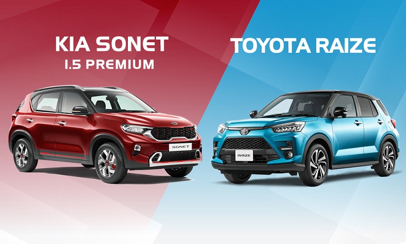Kia Sonet và Toyota Raize cuộc chiến không hồi kết