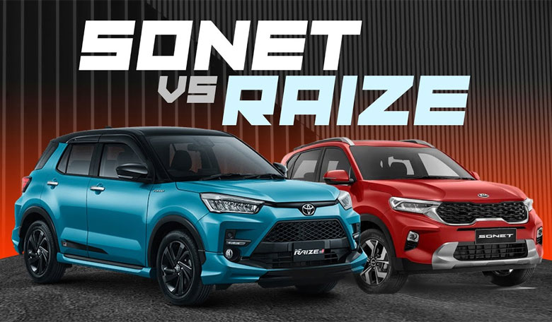 Kia Sonet và Toyota Raize cuộc chiến không hồi kết