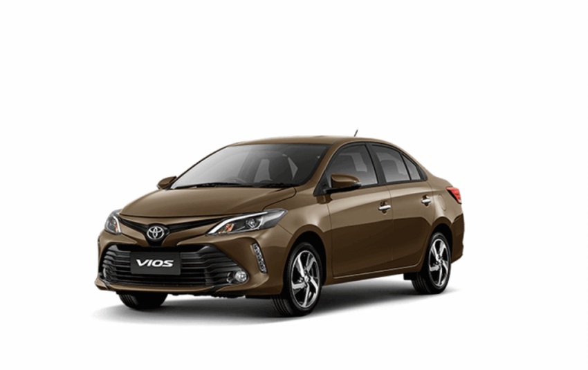 Các màu xe Vios hiện nay