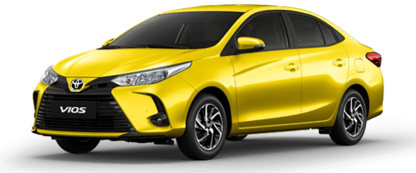 Các màu xe Vios hiện nay