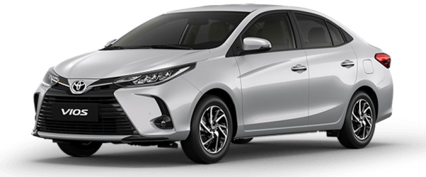 Các màu xe Vios hiện nay