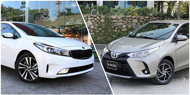 So sánh kia cerato và toyota vios để lựa chọn mẫu xe ưng ý nhất