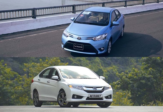 So Sánh Toyota Vios 2017 và Honda City 2017