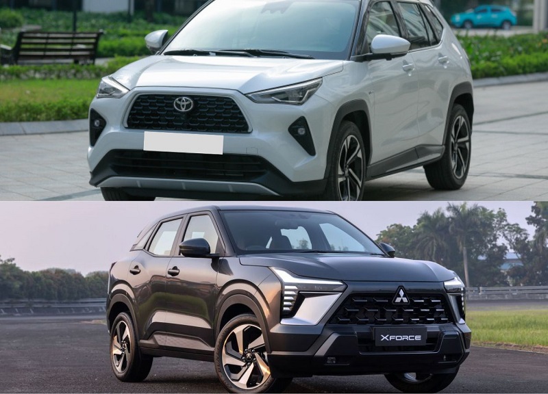 So sánh Toyota Yaris Cross và Mitsubishi Xforce: Sự lựa chọn nào tốt?