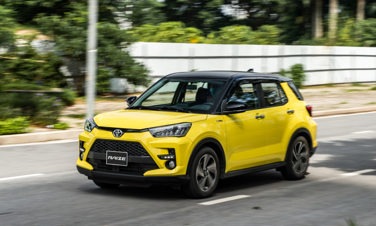 Dòng xe Toyota Raize phiên bản mới nhất 2022 