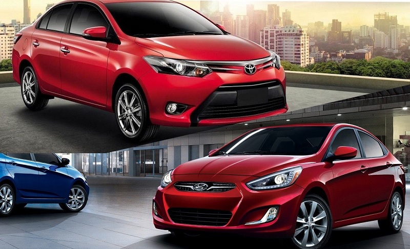 So sánh xe Vios và Accent chi tiết