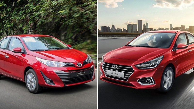So sánh xe Vios và Accent chi tiết