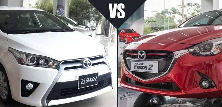 So sánh Yaris và Mazda2​ qua thương hiệu
