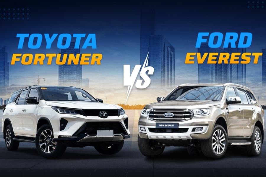Giới thiệu xe Ford Everest và Fortuner