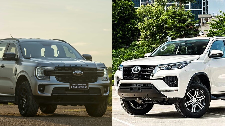 Nên mua xe Ford Everest hay Fortuner thời điểm này?
