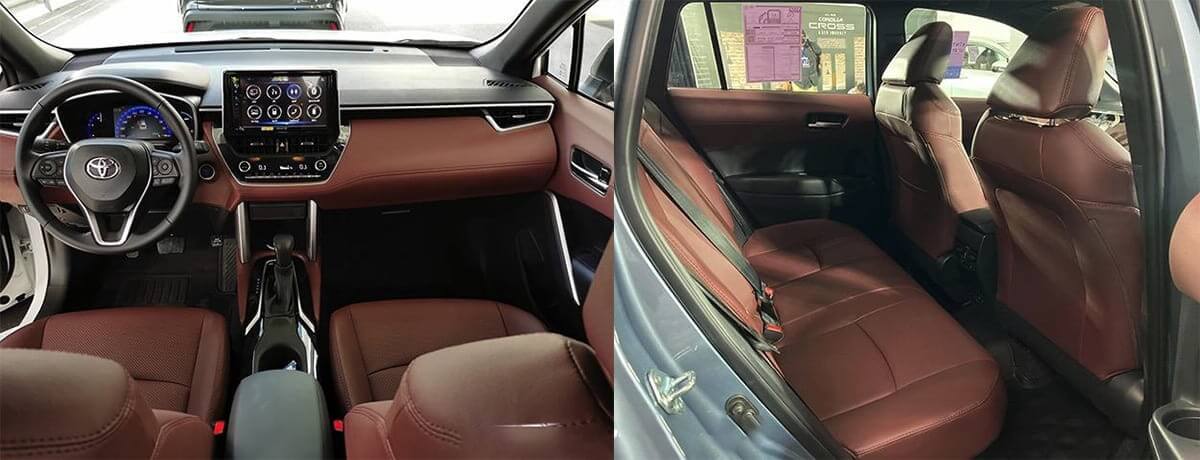 So sánh Toyota Cross và Kia Seltos qua khoang lái