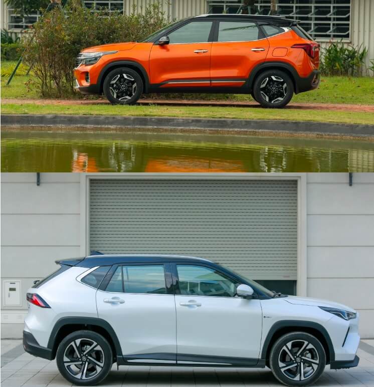So sánh Kia Seltos và Toyota Yaris Cross