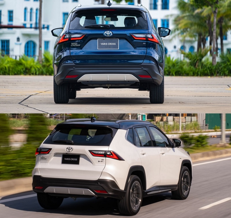 So sánh các phiên bản Yaris Cross qua kích thước