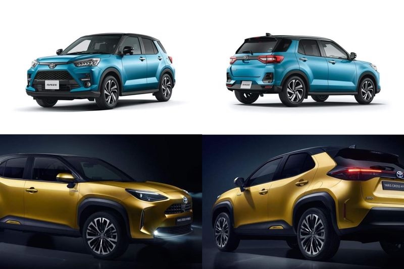 So sánh Toyota Yaris Cross và Toyota Raize