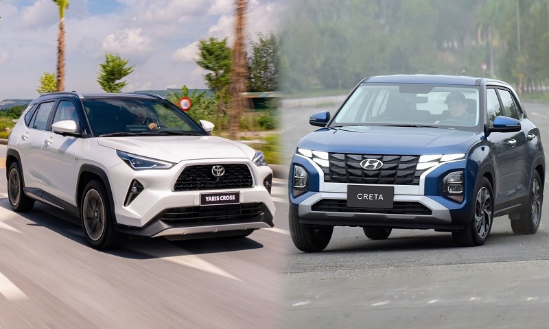 So sánh Toyota Yaris Cross và Hyundai Creta