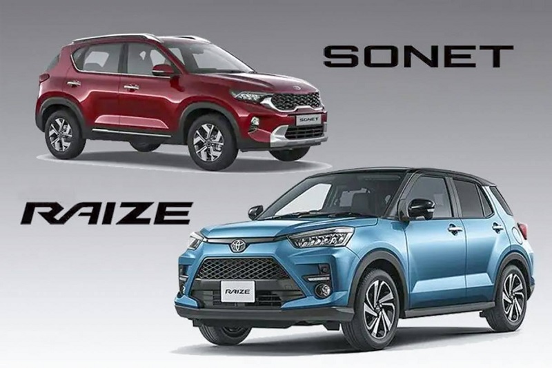 So sánh Toyota Raize và Kia Sonet qua nội thất