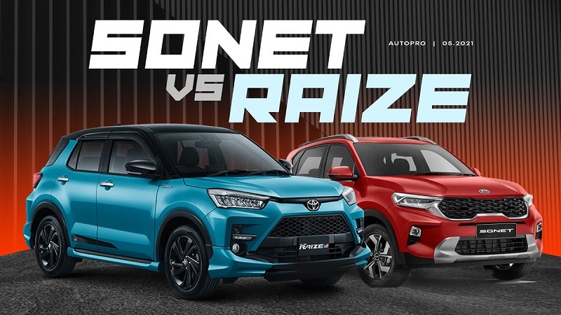 Toyota Raize và Kia Sonet