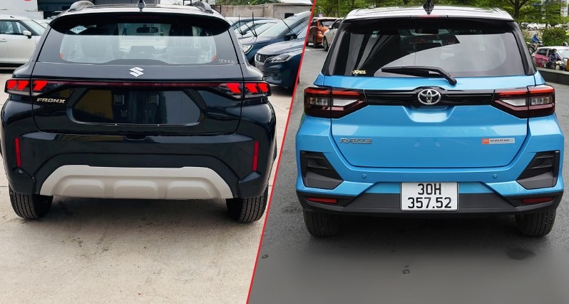 So sánh Toyota Raize và Suzuki Swift qua ngoại thất
