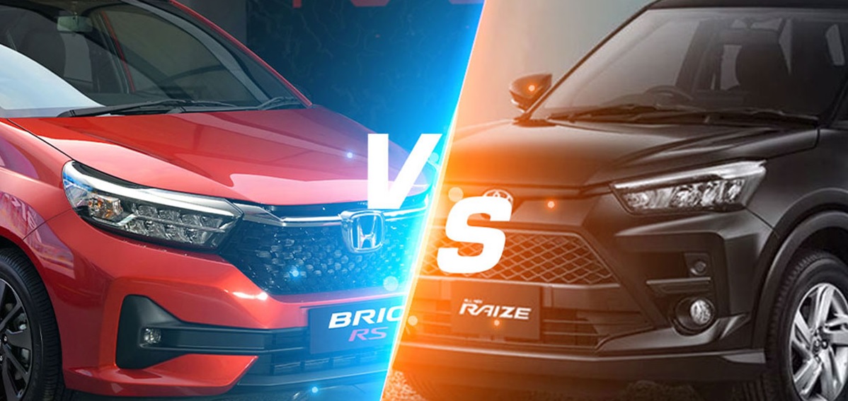 Toyota Raize và Honda Brio