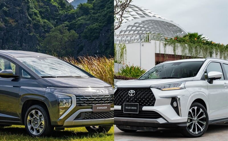 So sánh Honda BRV và Toyota Veloz chi tiết qua thân xe