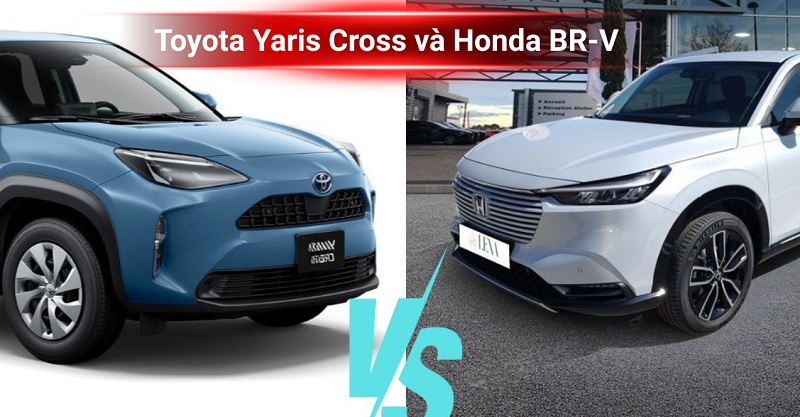 So sánh Honda BRV và Toyota Yaris Cross qua ngoại thất