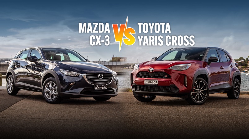 So sánh Mazda CX3 và Yaris Cross