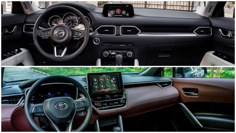 So sánh Toyota Corolla Cross và Mazda CX 5