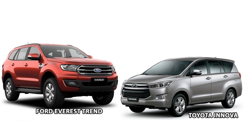 Toyota Innova và Ford Everest