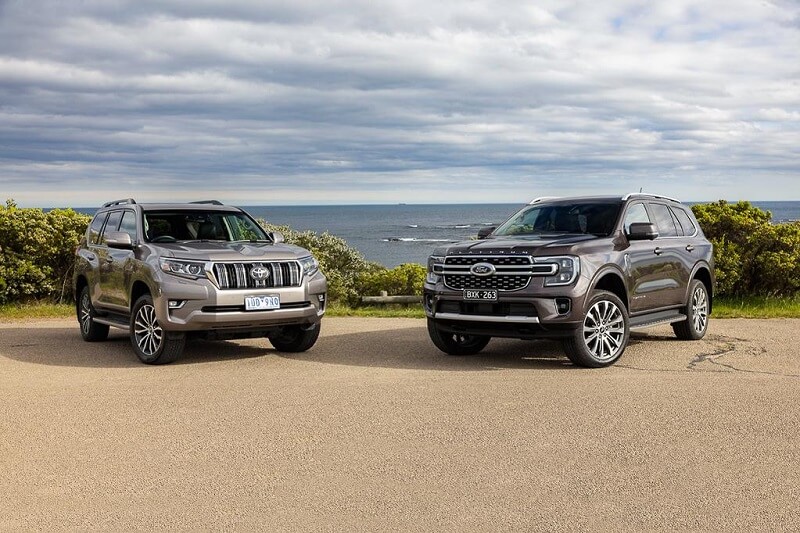 Ford Everest và Toyota Prado