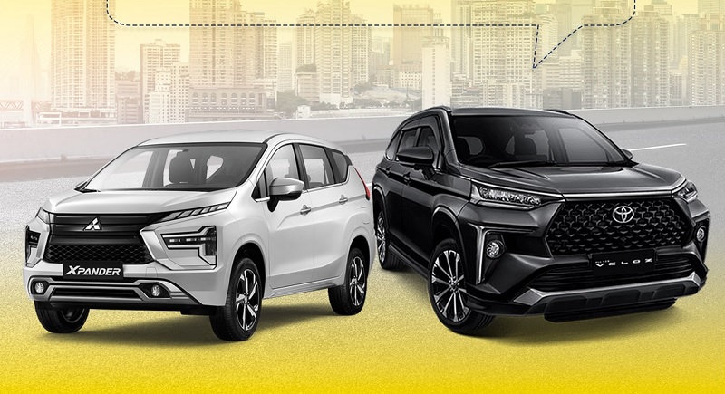 xe Toyota và Mitsubishi