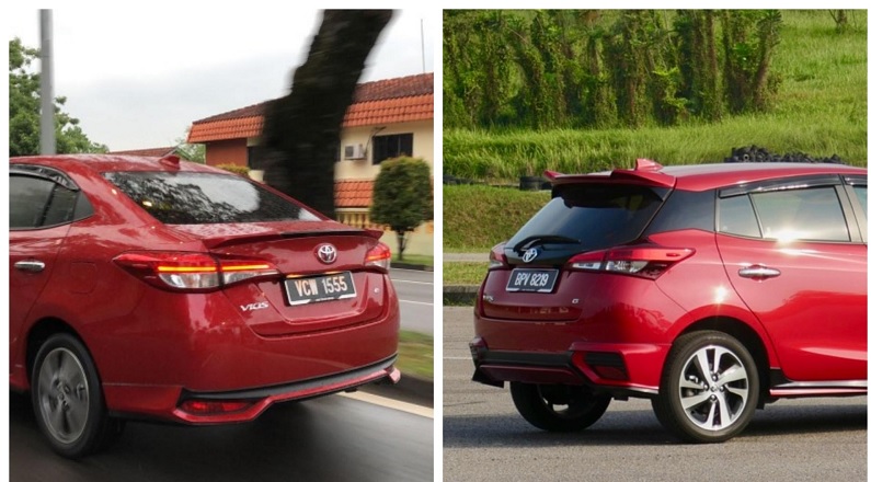 So sánh Toyota Yaris Cross và Vios qua đầu xe