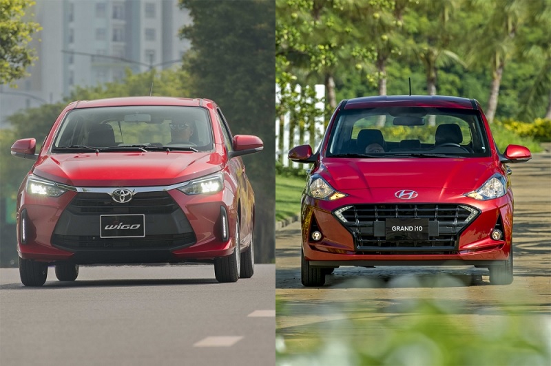 So sánh Toyota wigo và Hyundai Grand i10