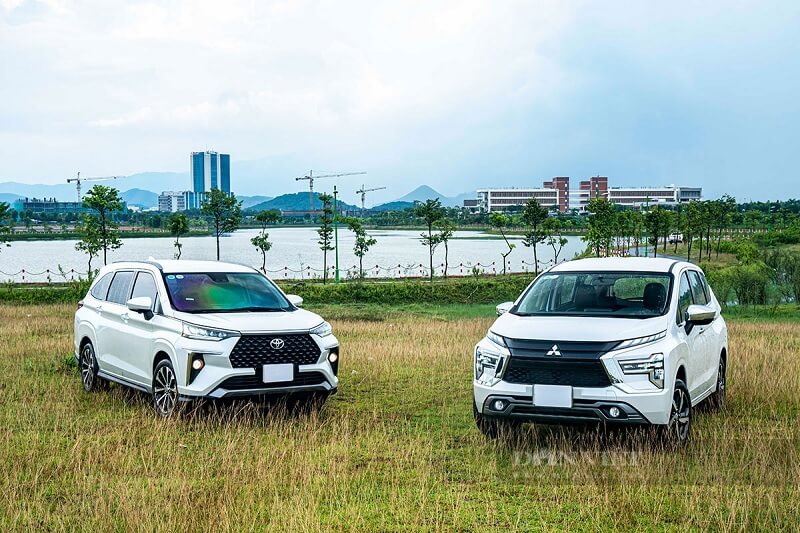 So sánh Toyota Veloz Cross và Mitsubishi Xpander qua thân xe