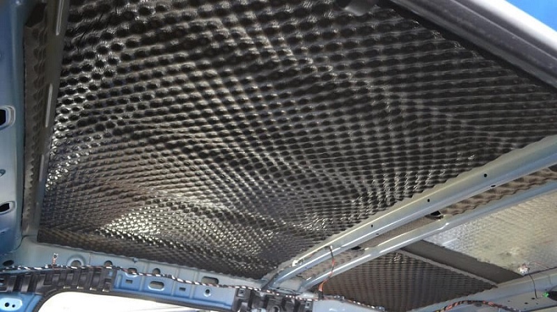 Trần ô tô - Các vị trí cách âm hiệu quả trên xe Vios