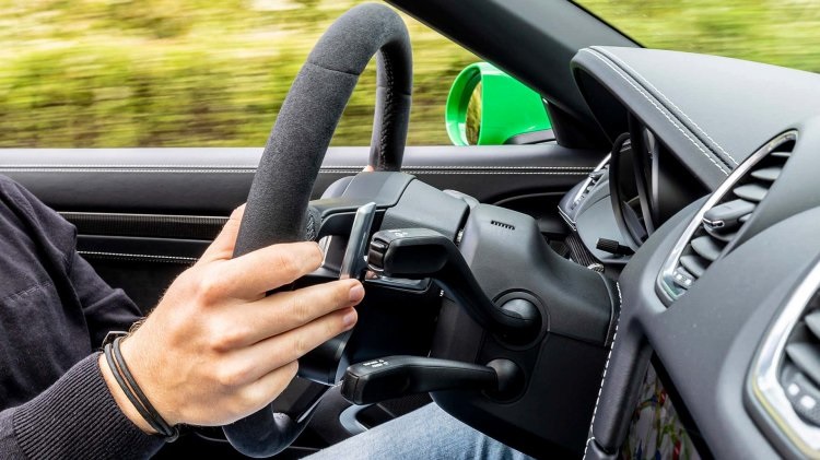 Lẫy chuyển số trên vô lăng cho Vios​