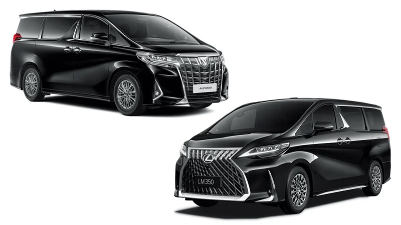 So sánh Toyota Alphard và Lexus LM qua thiết kế