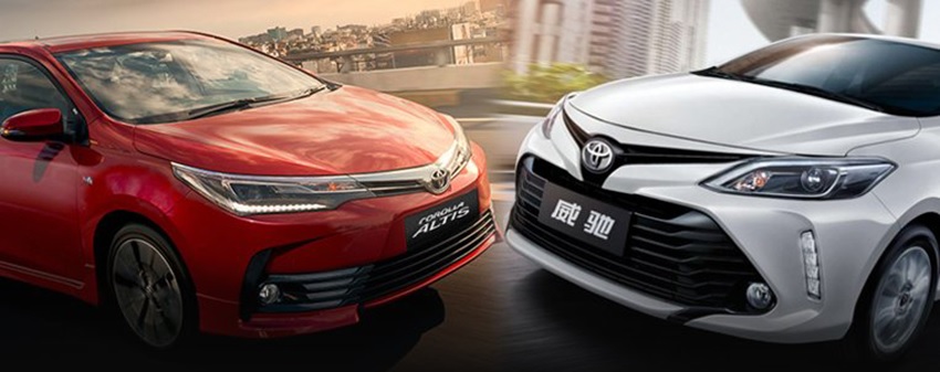 So sánh Toyota Vios và Toyota Altis qua ngoại thất