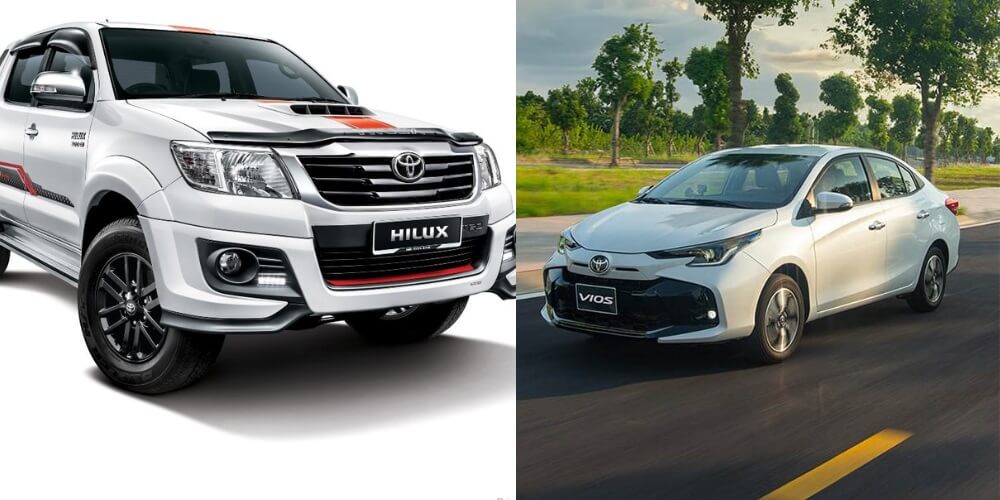 Toyota Vios và Toyota Hilux