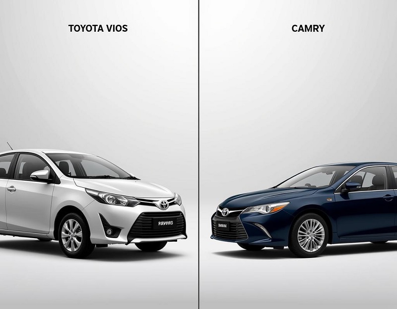 Toyota Vios và Toyota Camry