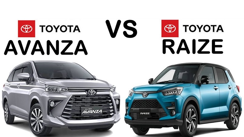 So sánh Toyota Raize và Toyota Avanza qua thiết kế ngoại thất