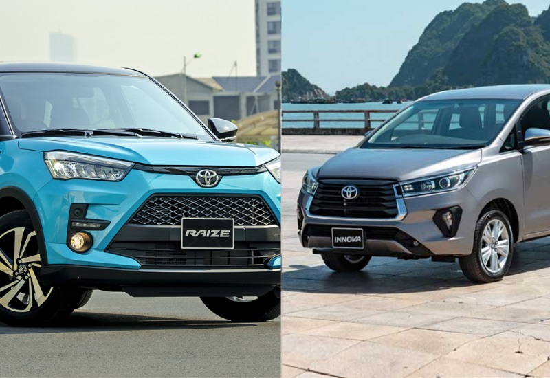 Toyota Raize và Toyota Innova