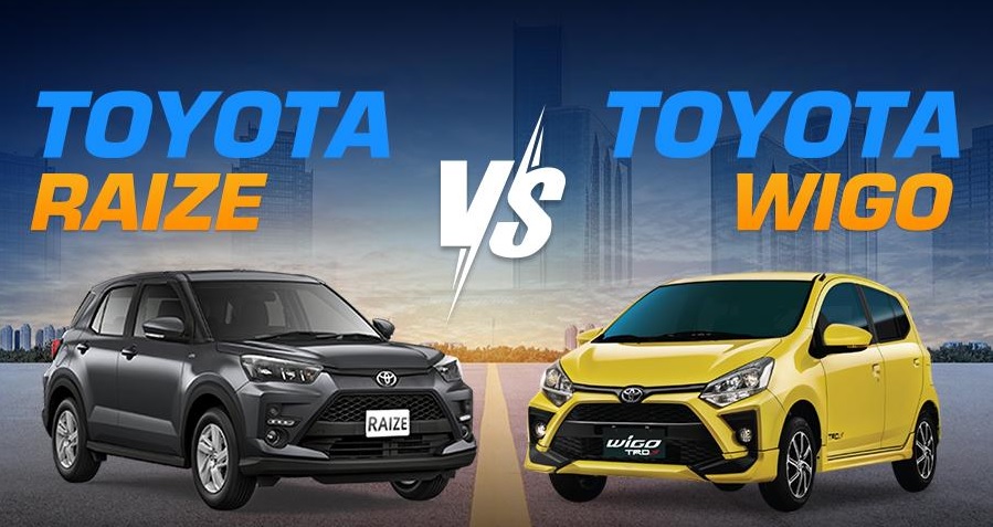 So sánh Toyota Raize và Toyota Wigo