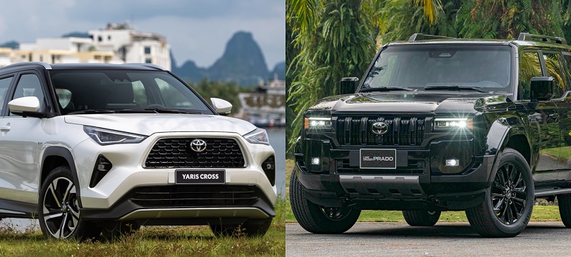 Toyota Yaris Cross và Toyota Prado