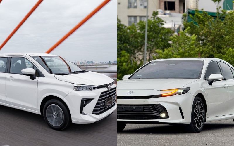 Toyota Camry và Toyota Avanza