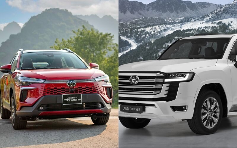 Tìm hiểu về Toyota Corolla Cross và Land Cruiser