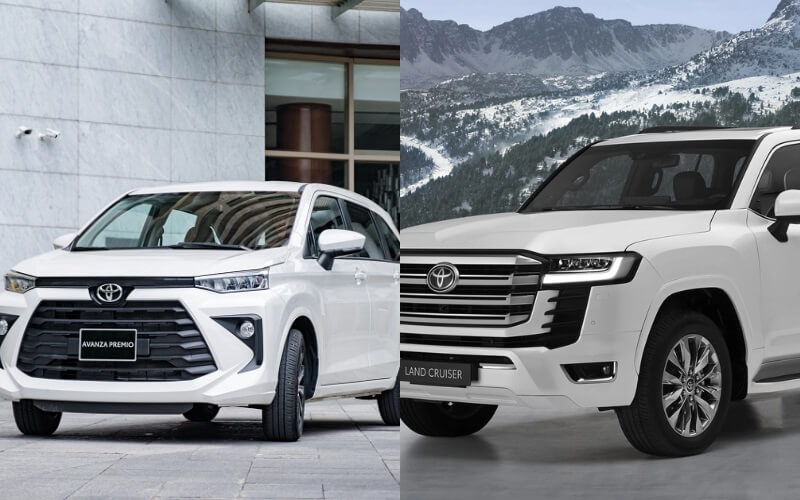 Đối tượng phù hợp Toyota Avanza và Toyota Land Cruiser