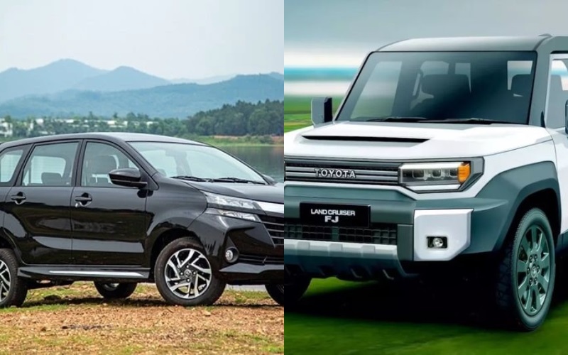 Toyota Avanza và Toyota Land Cruiser 